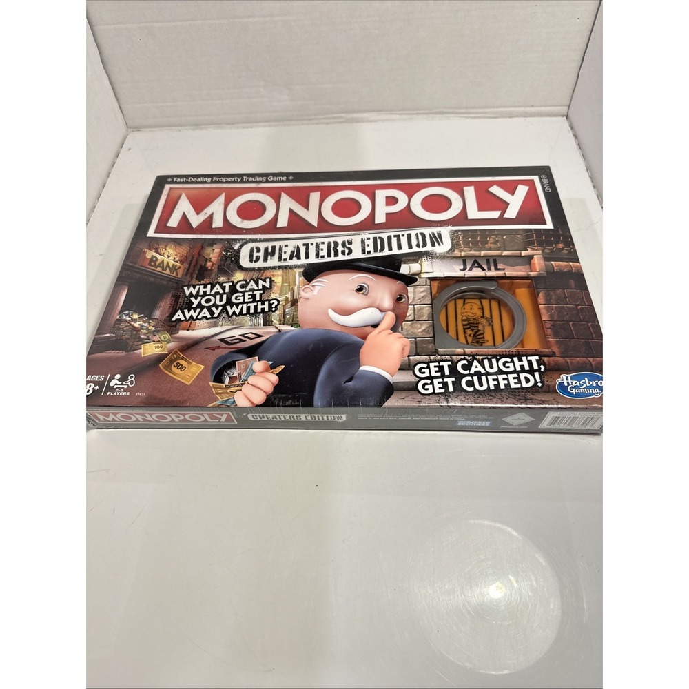Monopoly Cheaters Edition Board Game Family Fun Night 2017 Hasbro Gaming New